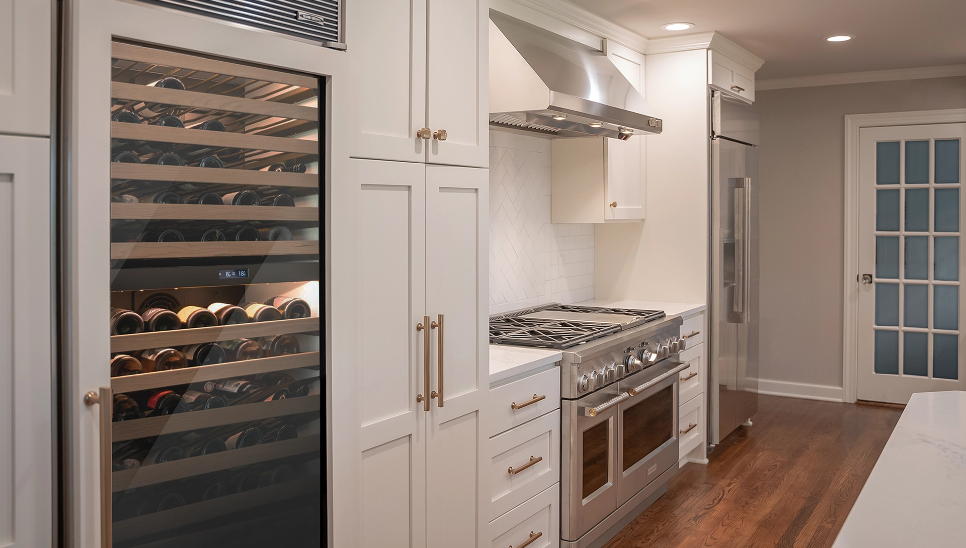 modern-kitchen-wine chiller modern kitchen wine chiller