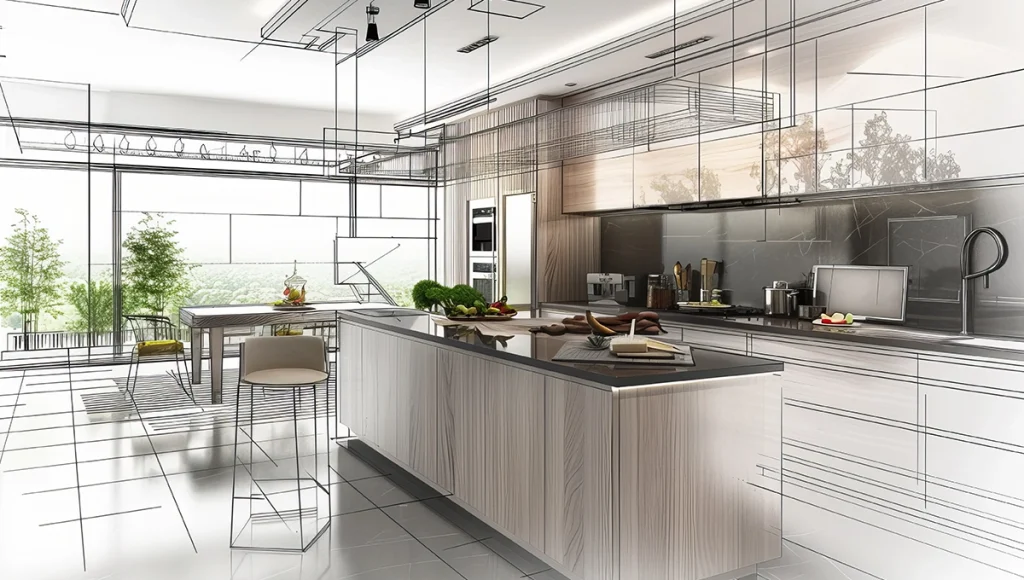 kitchen rendering