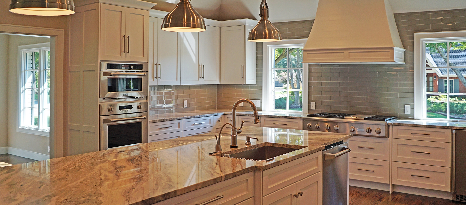 South Tulsa aging place kitchen expansive beautiful open kitchen
