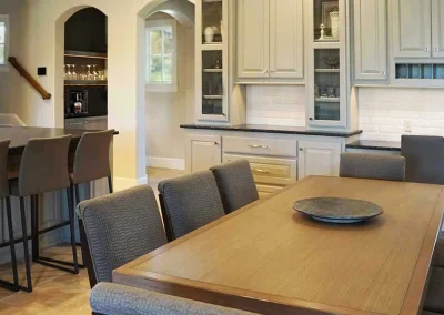 integrated dining kitchen