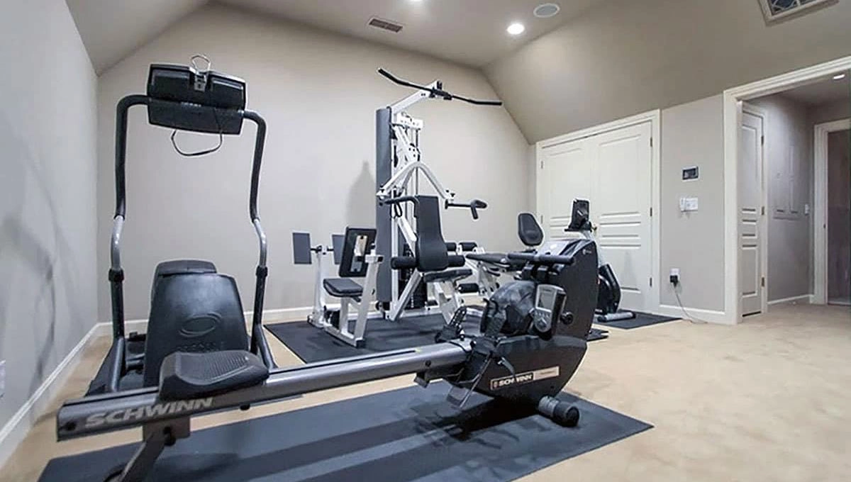 Exercise room attic transformation exercise room attic transformation