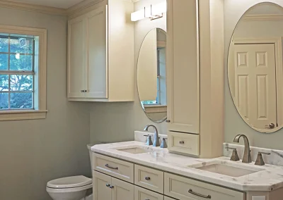 maximized storage bathroom