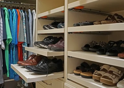 his closet storage