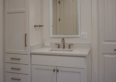 his vanity and storage