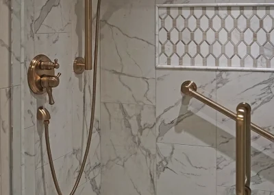 luxurious shower