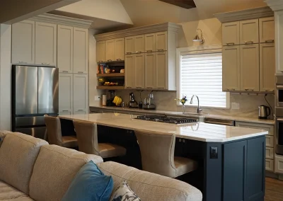 open spacious kitchen