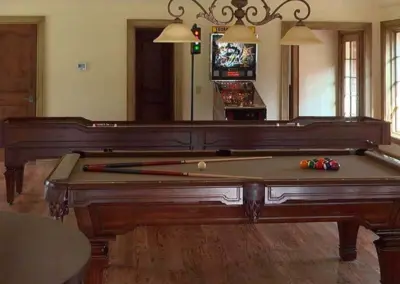 traditional billiards room