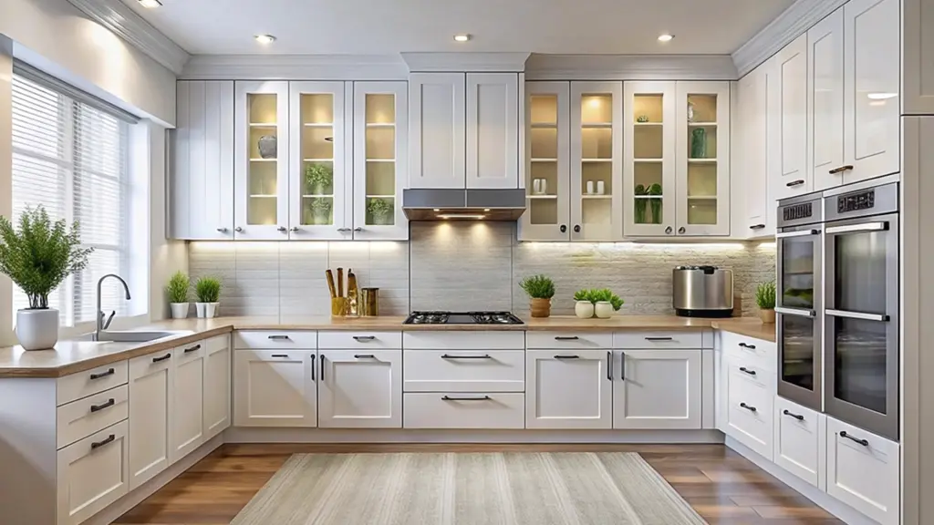 layered lighti kitchen
