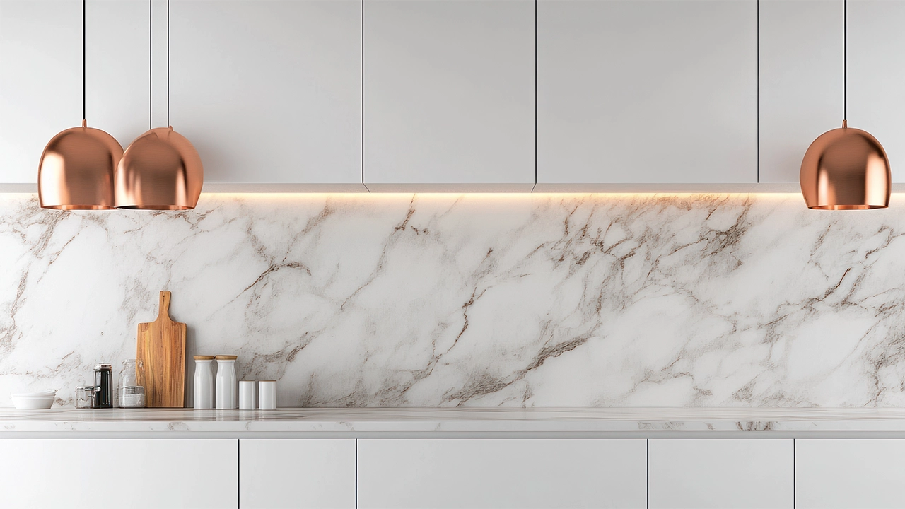The Perfect Pairing: How Countertops & Backsplashes Reflect Your Lifestyle 3 marble kitchen backsplash