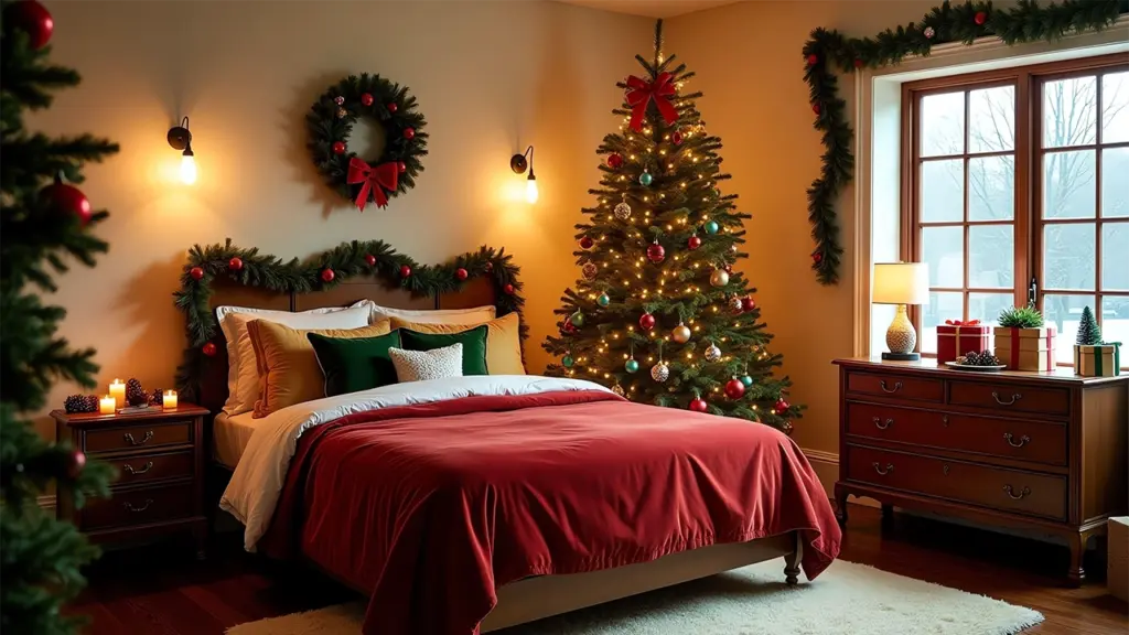 christmas bedroom
