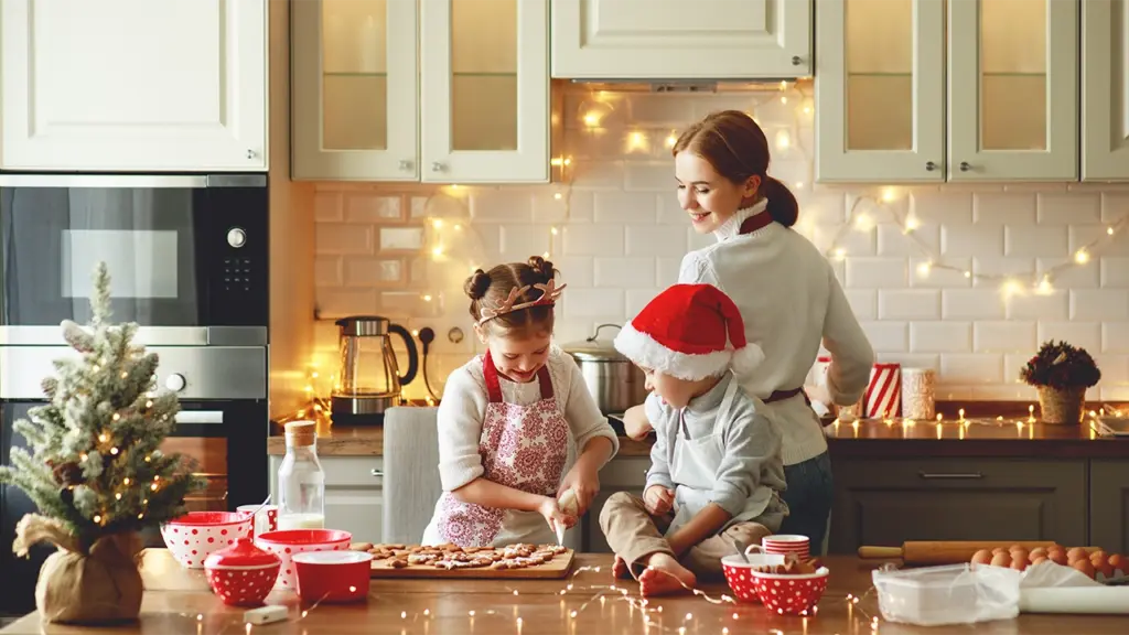 christmas kitchen
