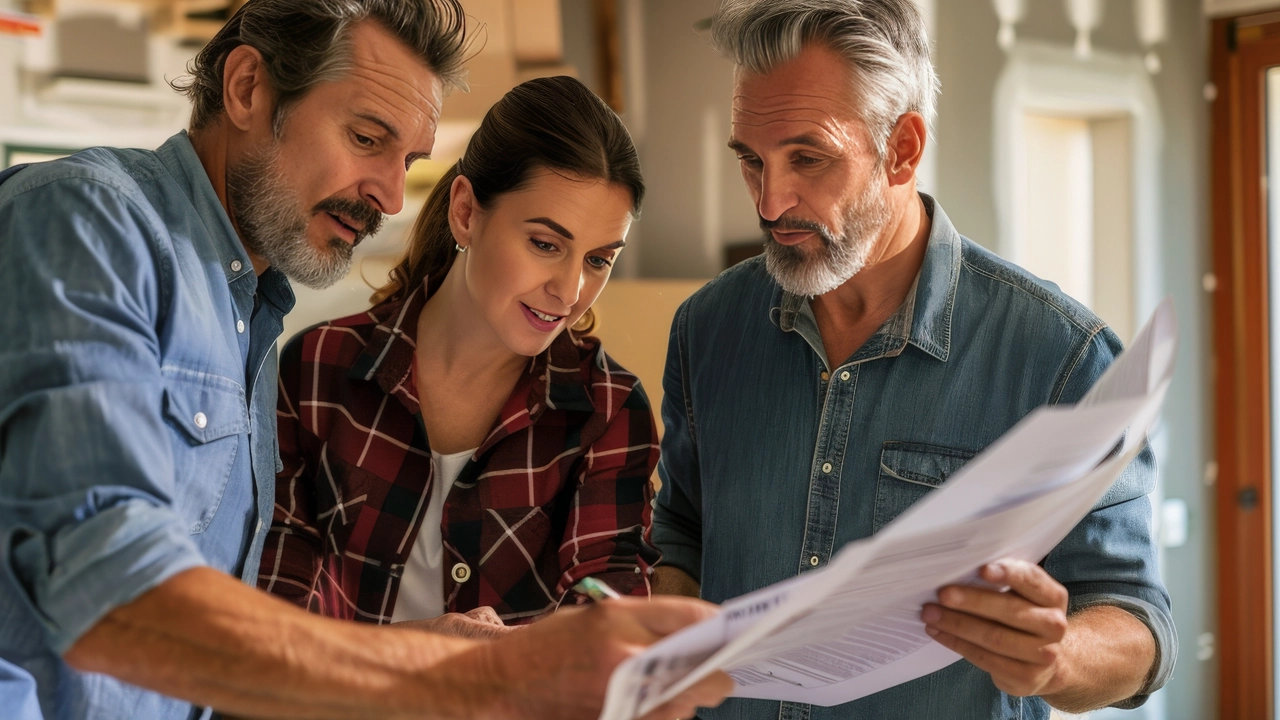 remodeler with homeowner